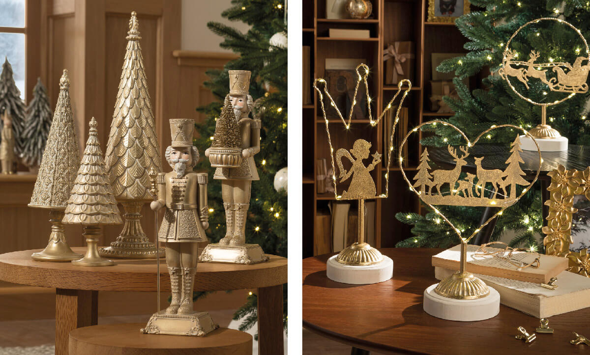 golden-and-silver-Christmas-decorations