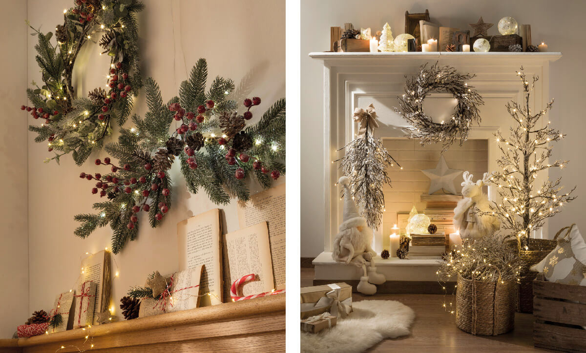 Christmas-decorations-for-the-fireplace