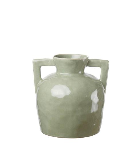 Short vase with handles