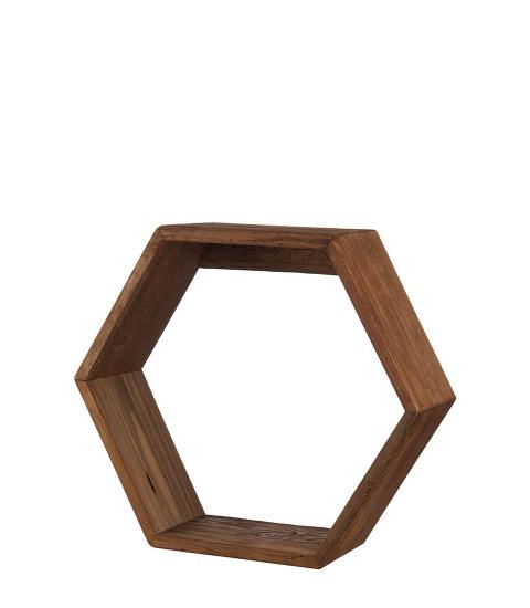 Hexagonal shelf