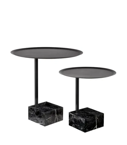 Tavolini tondi - set 2 pz