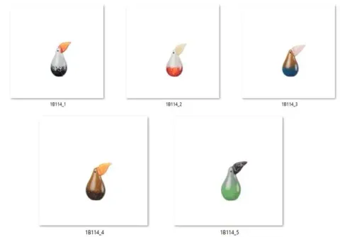 Press-Papier tucano - Set 5 Pz