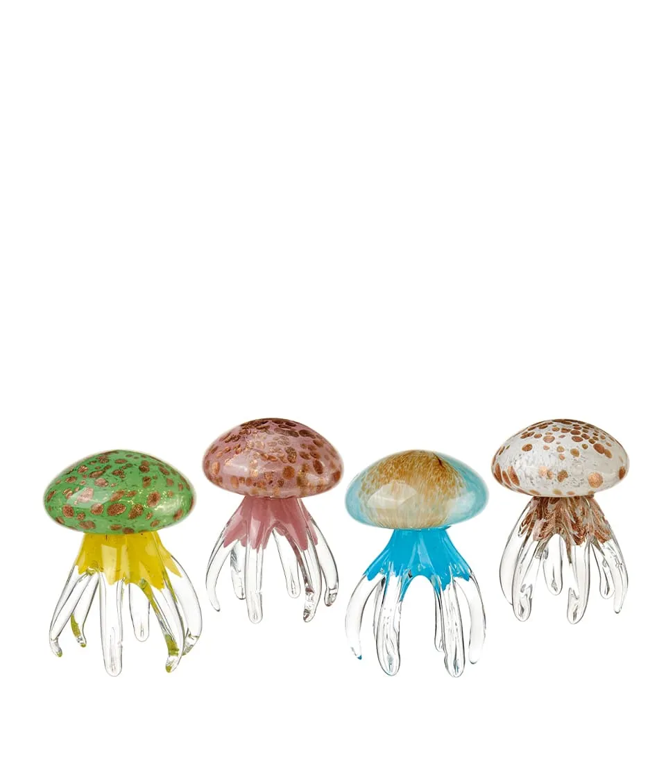 Decorative jelly fish - set 4 pcs.
