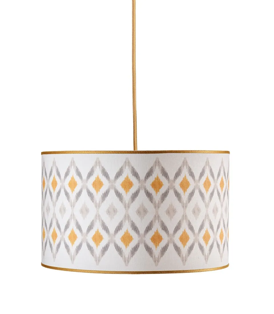 Conical  pendant shade - Moiré