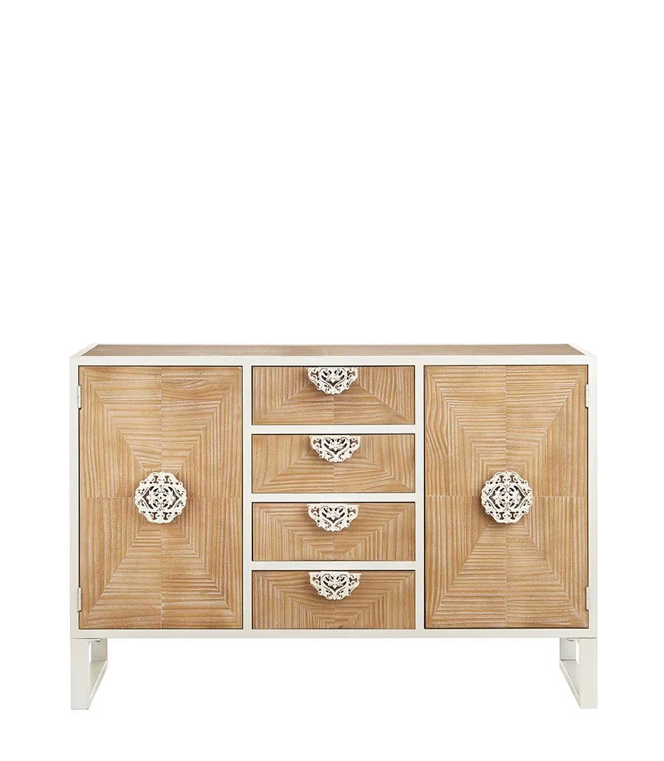 Cabinet with doors and drawers