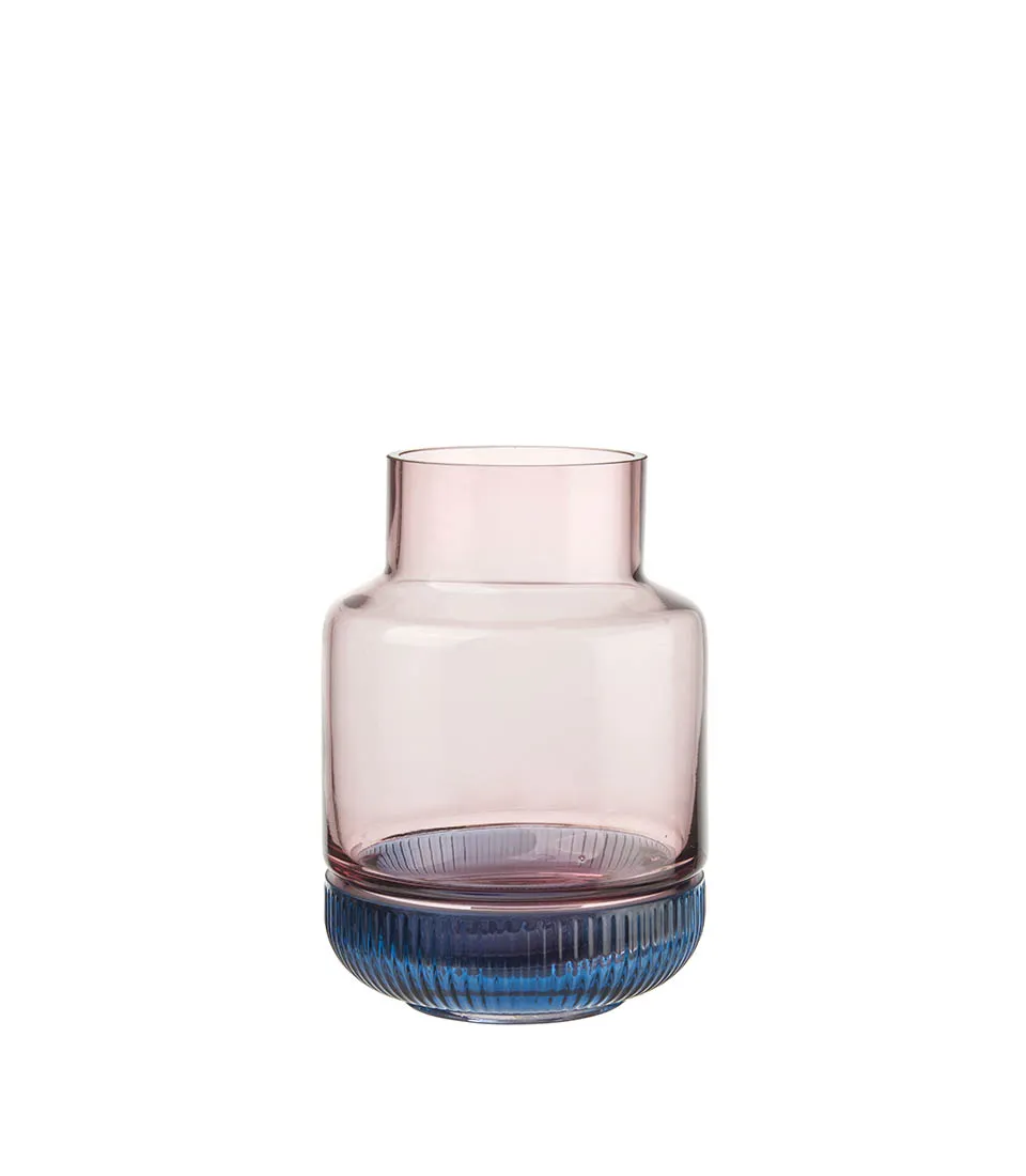 Short vase with base