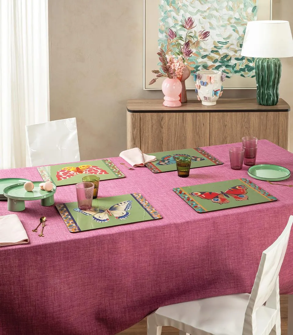 Rigid Placemat, green - Swallowtail Butterfly