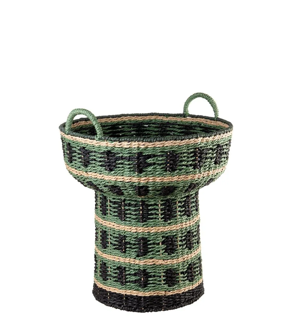 Basket with handles