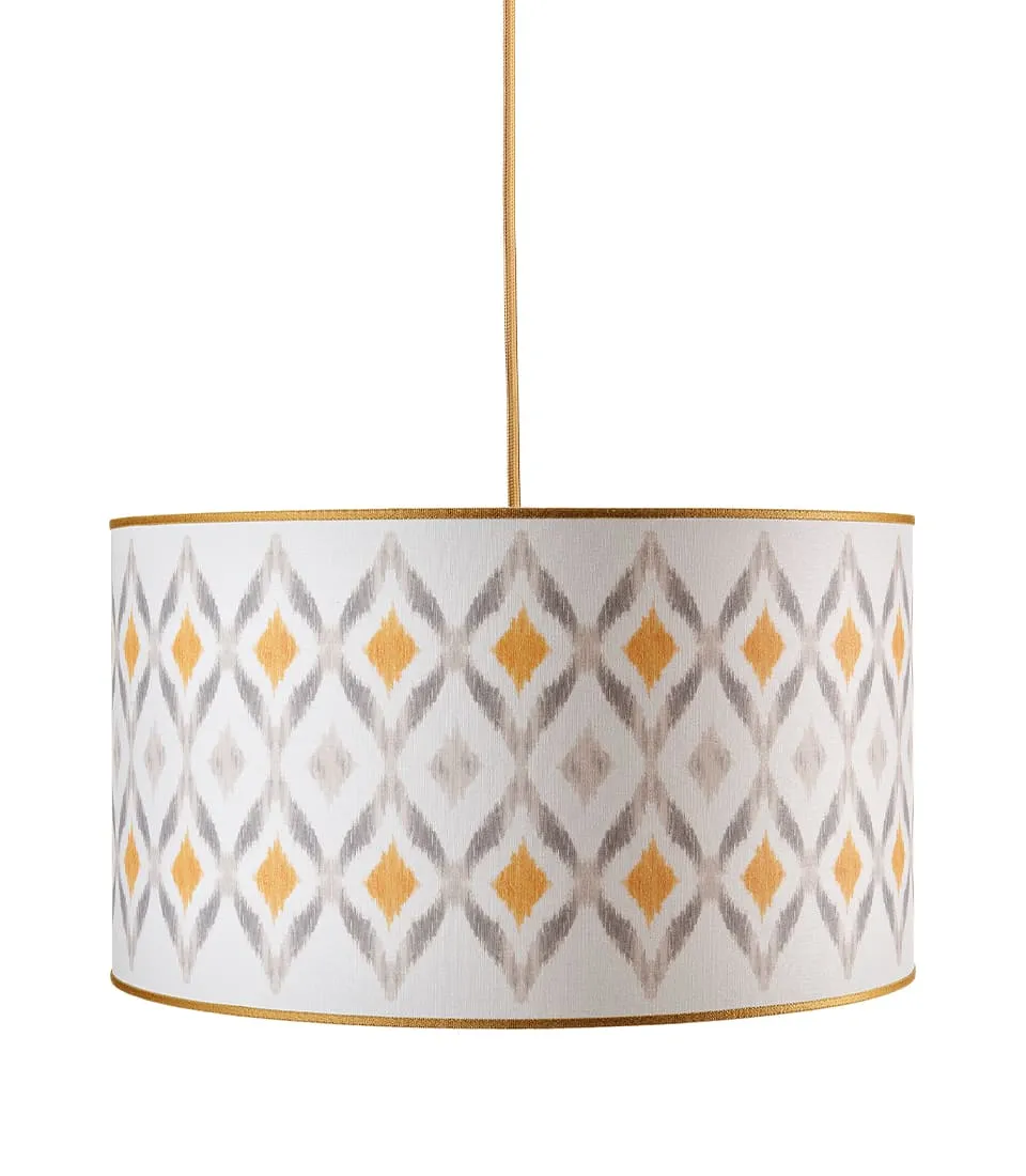 Conical  pendant shade - Moiré