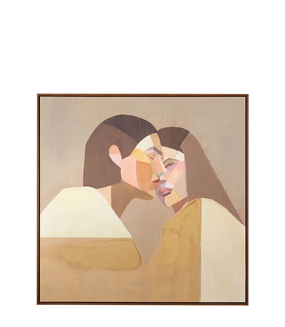 Quadro 100x100 con cornice