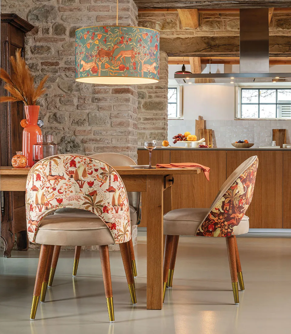 Armchair, beige and sage green