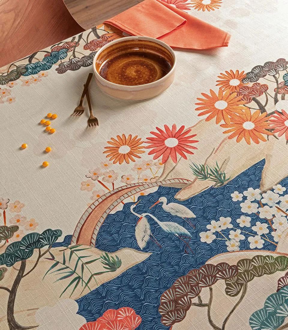 Giverny - stain-resistant tablecloth
