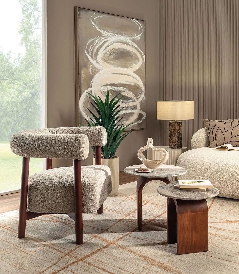 ROUND TABLES - SET 2 PCS.