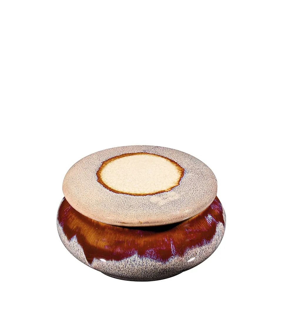 Candle holder box with wax - set 4 pcs