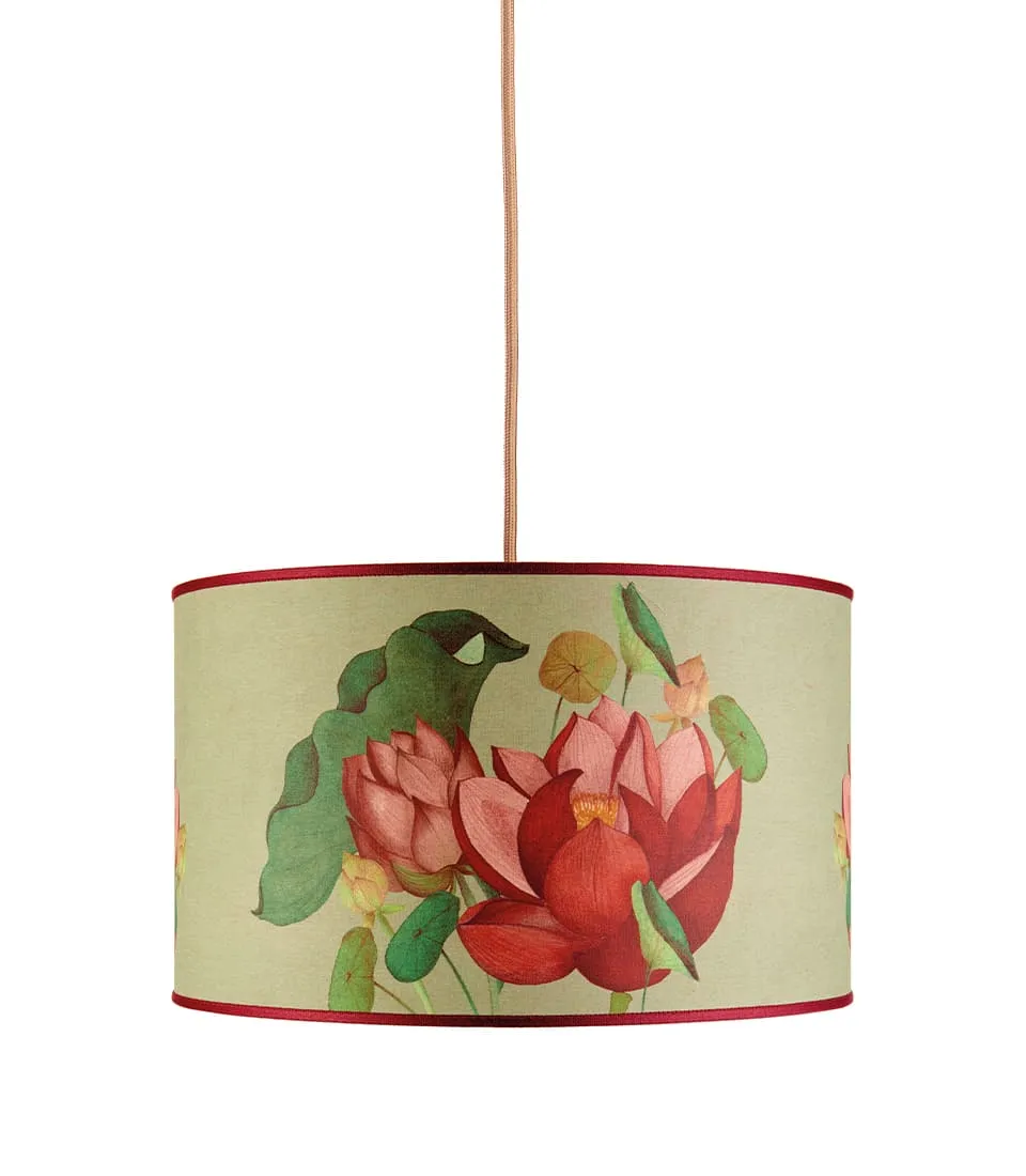 Cylindrical pendant shade - Ninfea