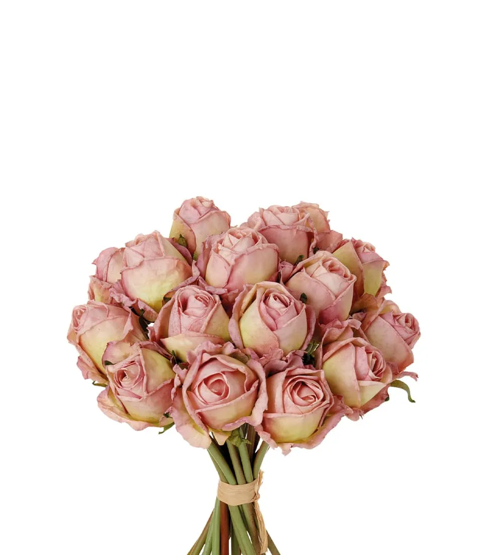 Bouquet 18 roses, pale pink