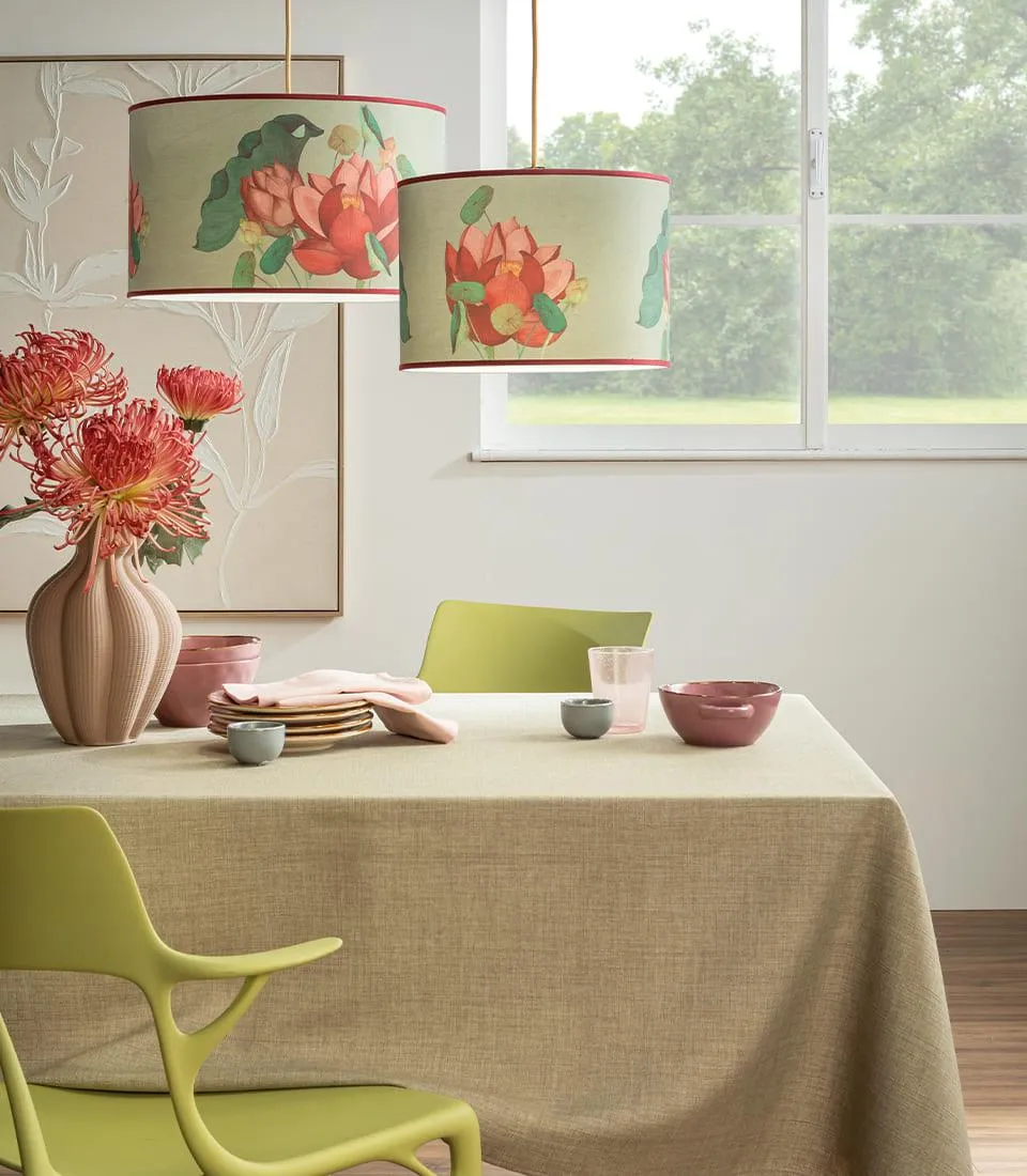 Paralume a sospensione cilindrico - Ninfea