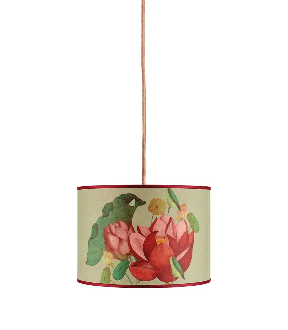 Cylindrical pendant shade - Ninfea