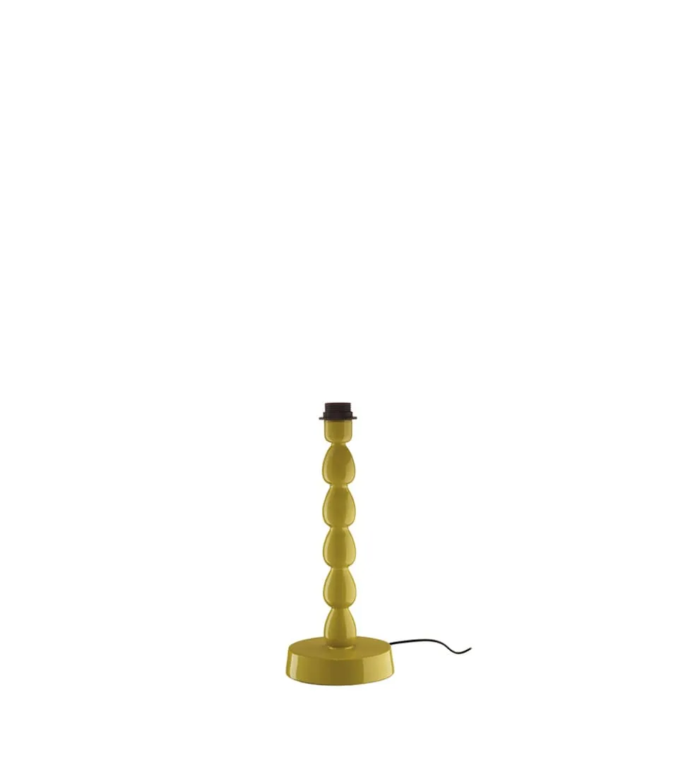 TABLE LAMP BASE - MUSTARD YELLOW