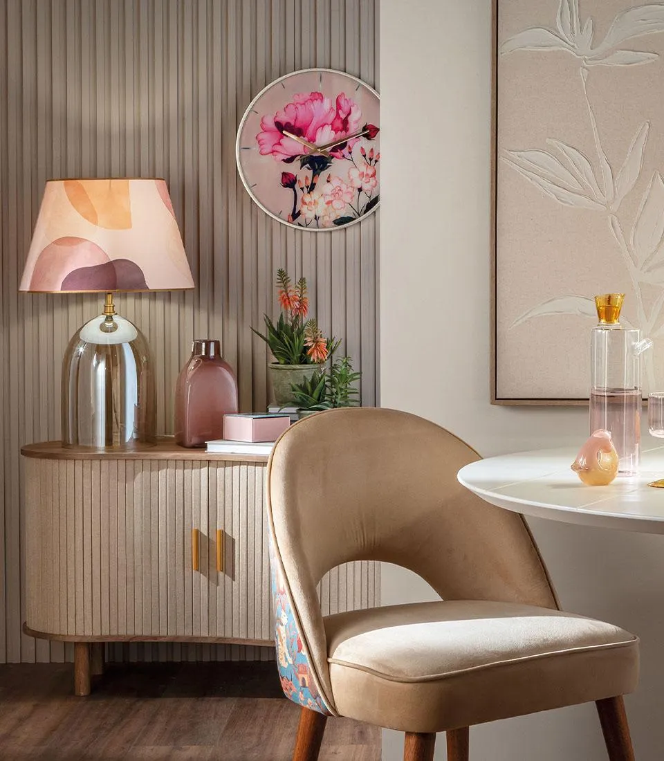 Paralume conico - Dune di seta