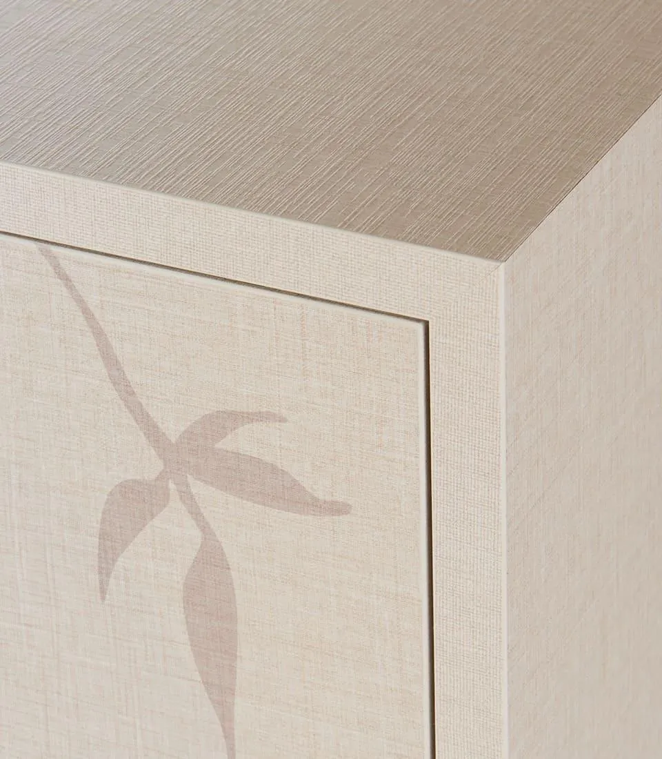 Console with doors, branches pattern