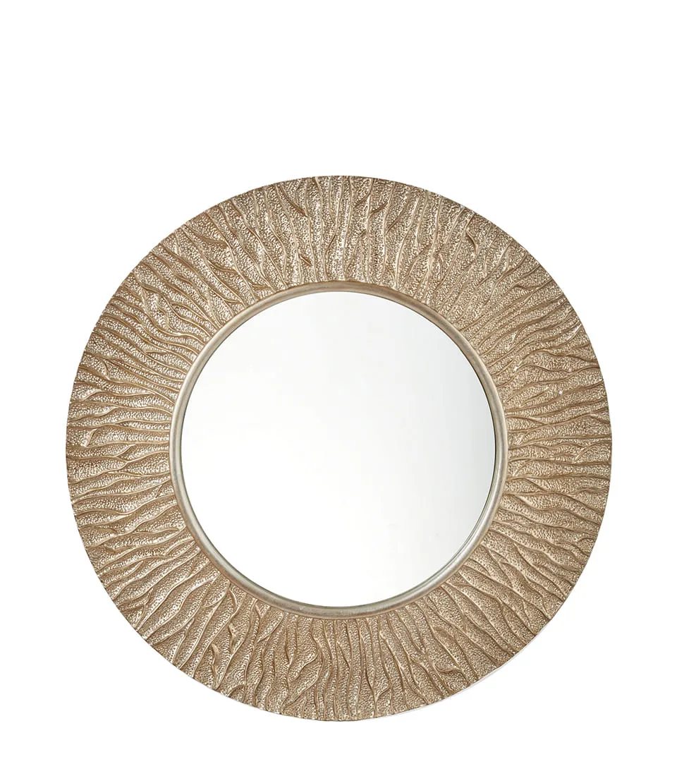 Round mirror frame