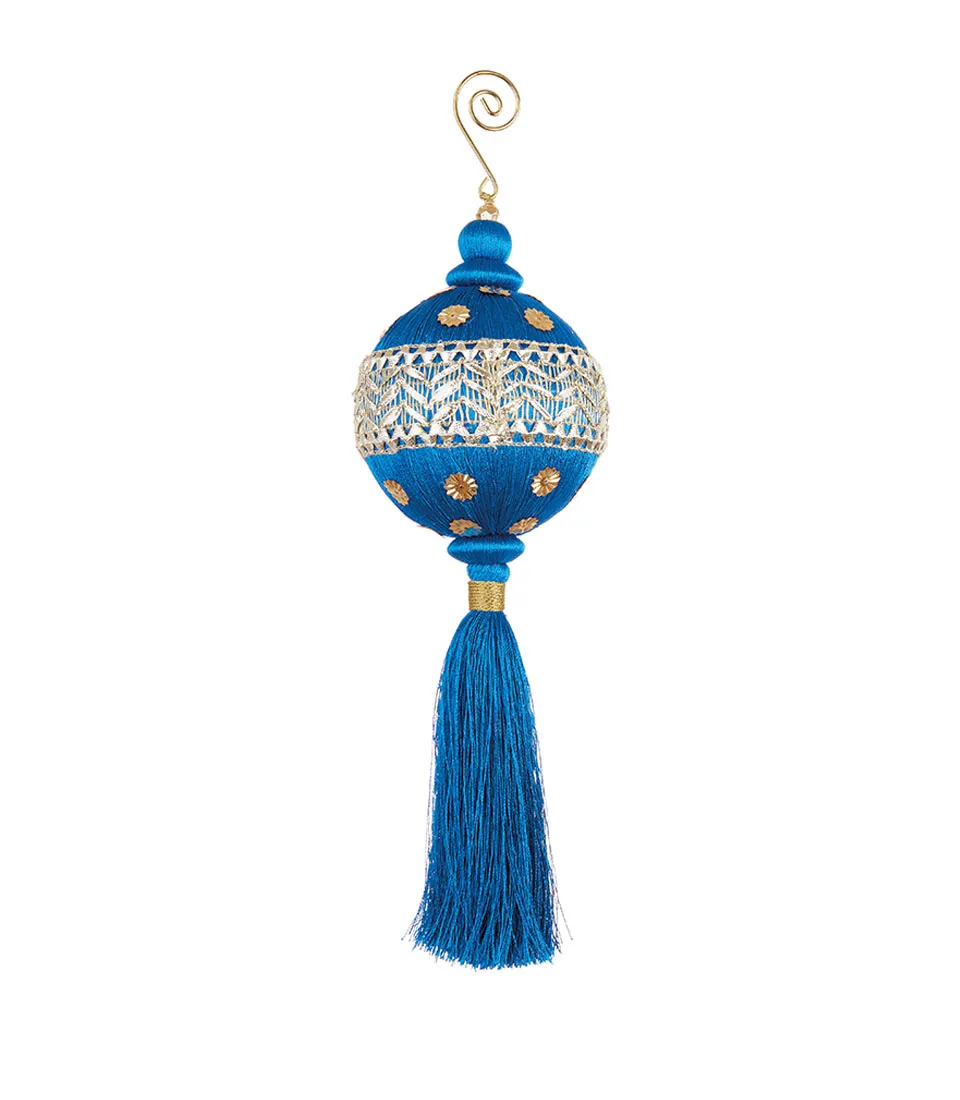 Decorazione da appendere blu