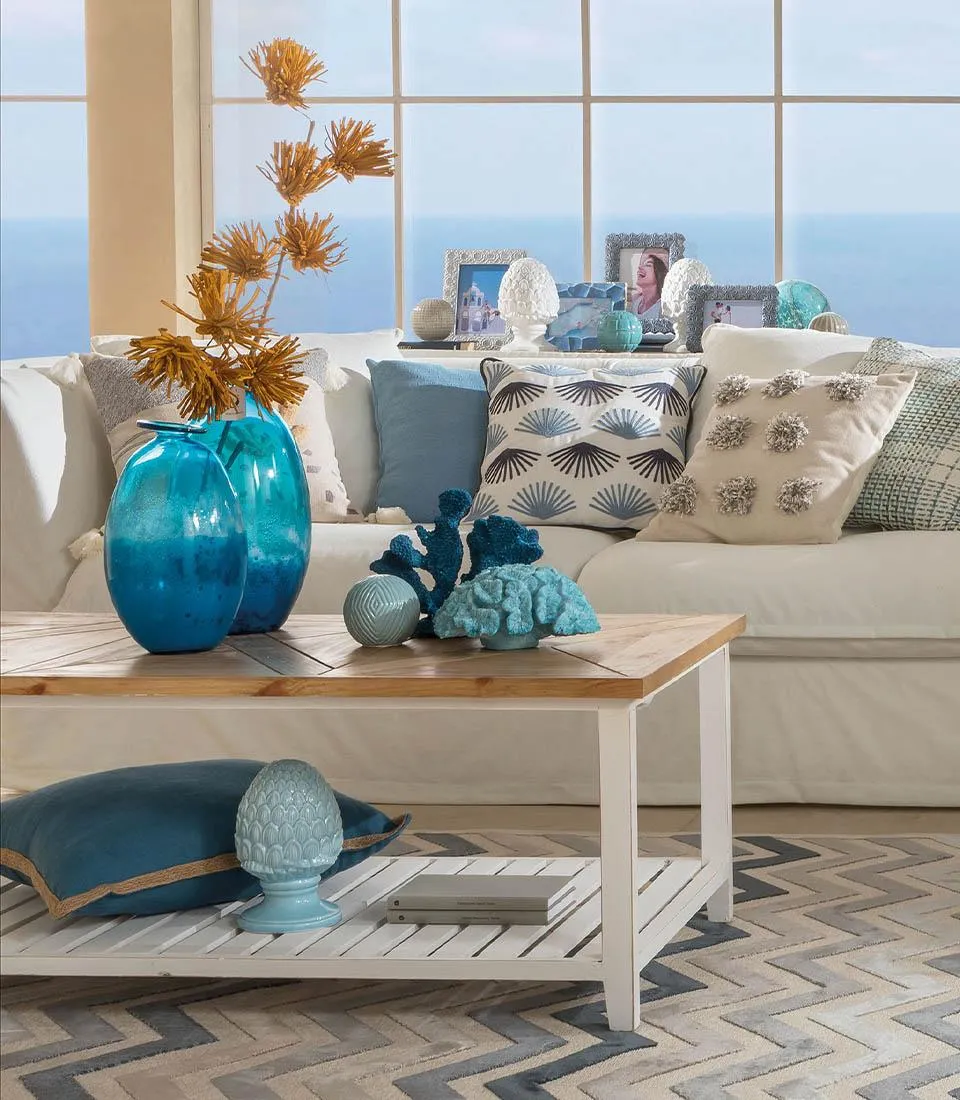 Pinecone, light blue