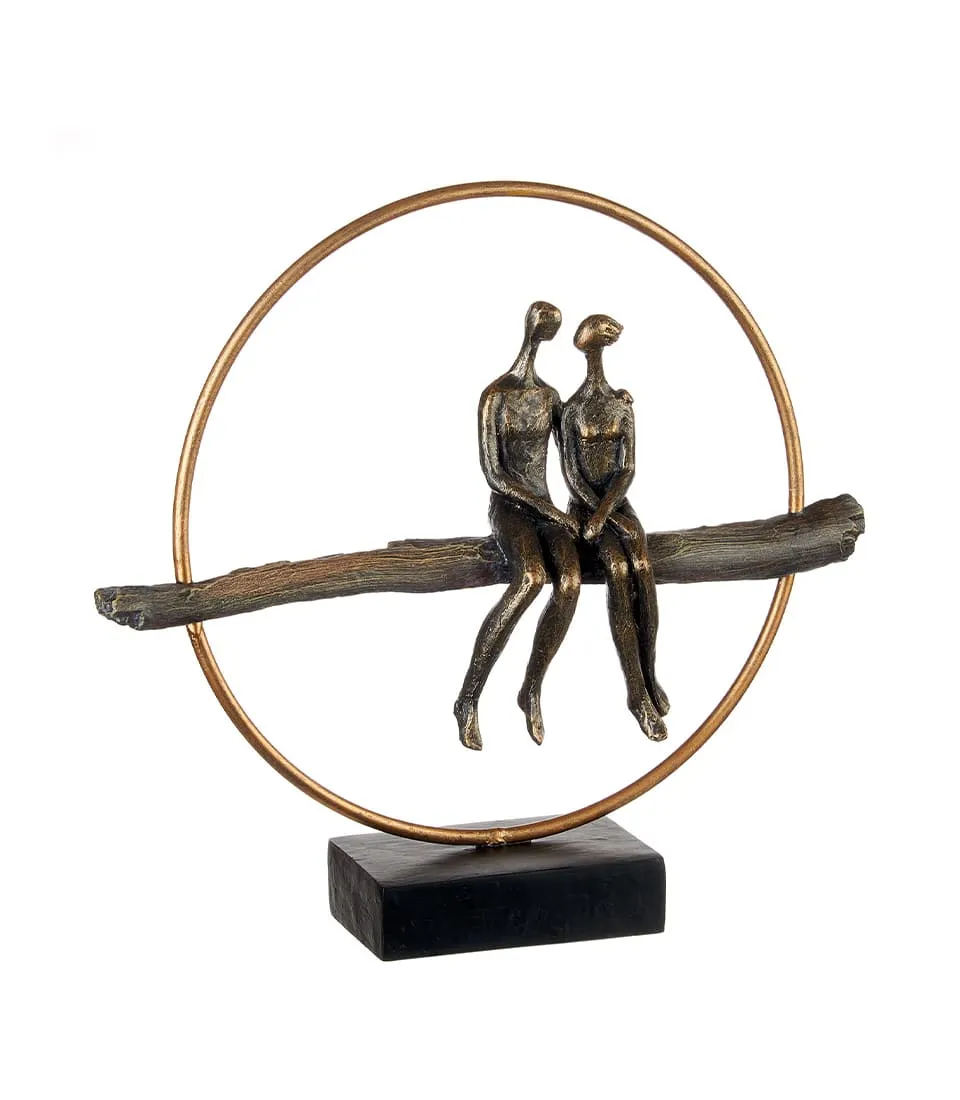 Scultura decorativa innamorati