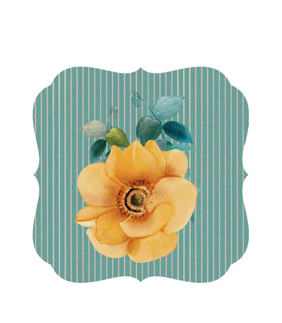 Tovaglietta rigida ottanio - Anemone