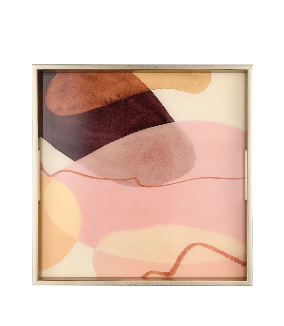 Sqaure tray - Dune di Seta