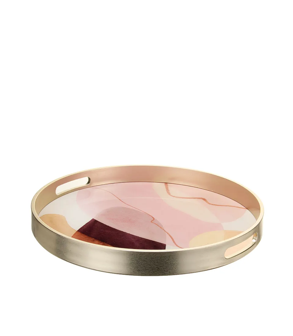 Round tray - Dune di Seta