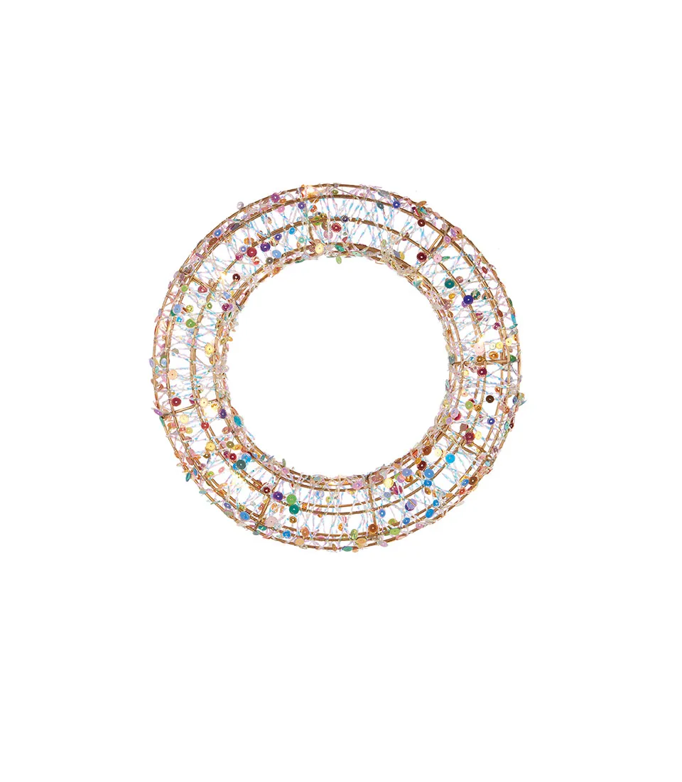 WREATH WITH 10 LEDS