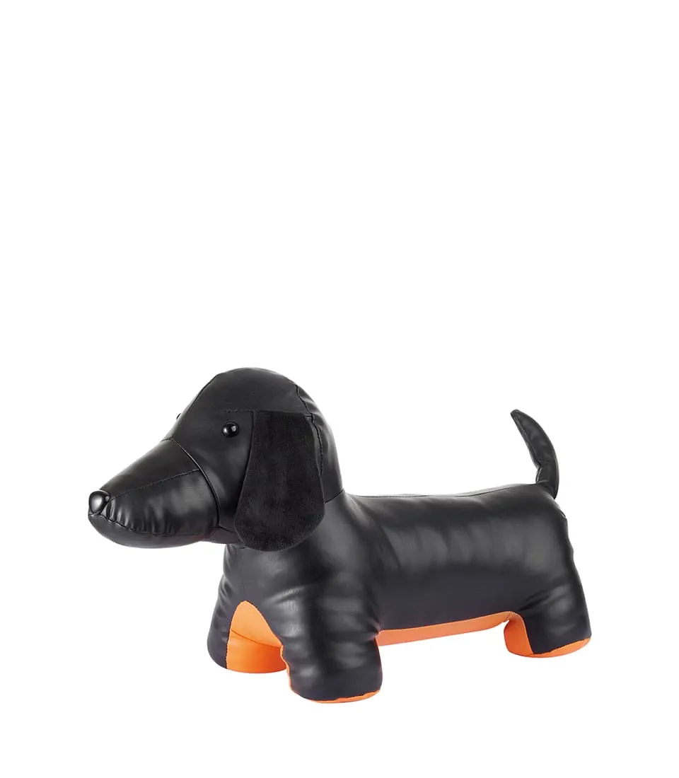 Fermaporta cane - nero