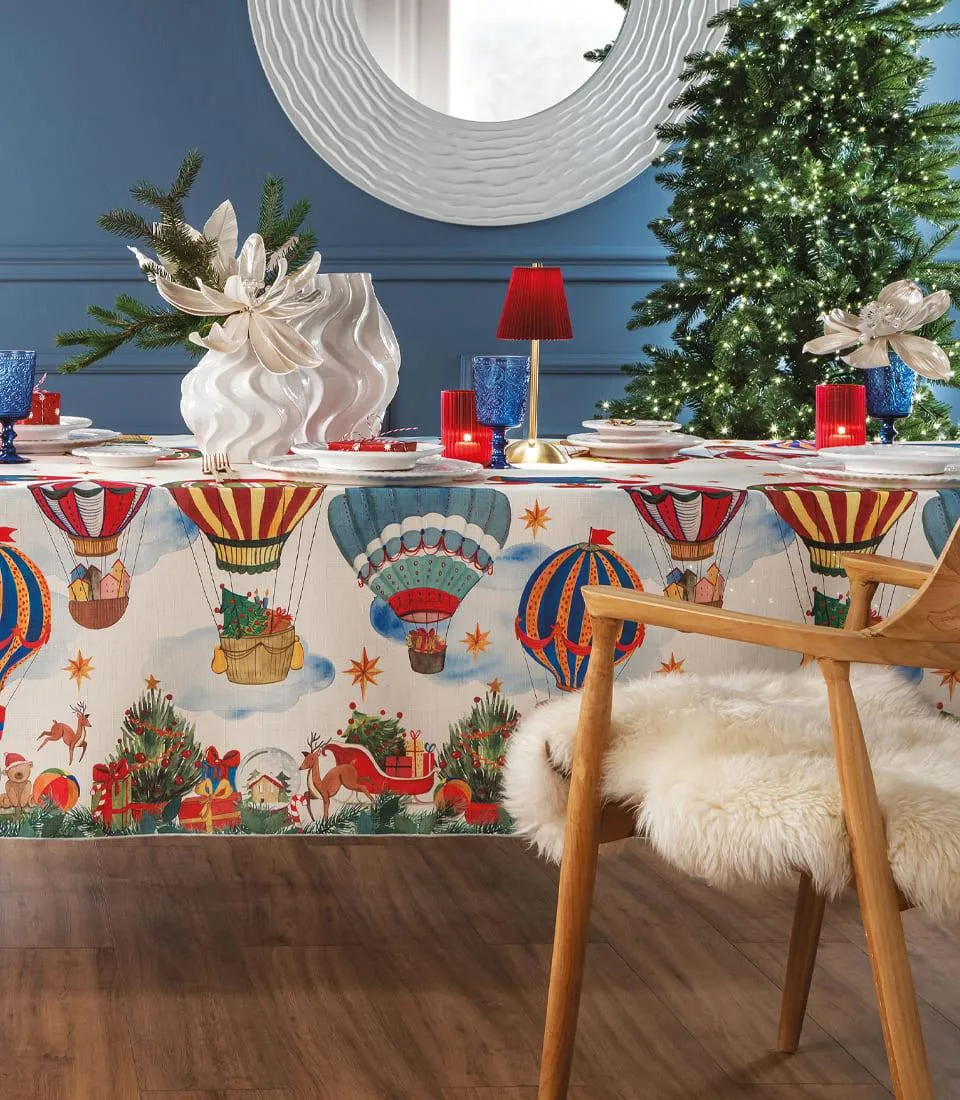 Mongolfiere - stain-resistant tablecloth