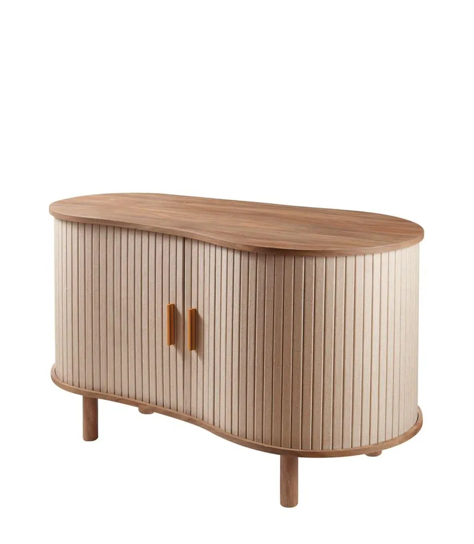 Cabinet with two sliding doors