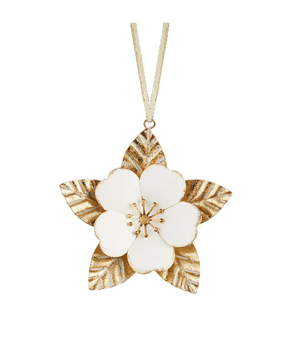 Hanging decoration winter petals