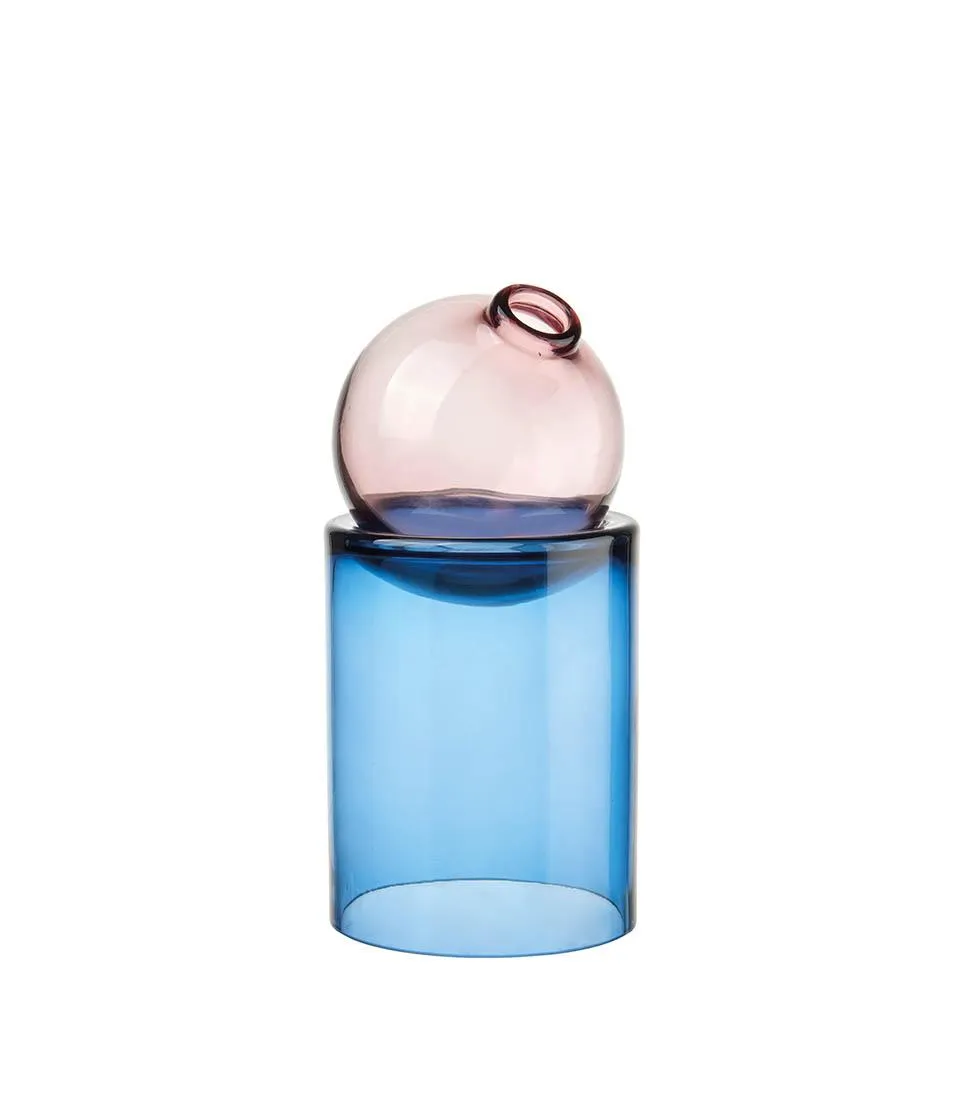 Vaso sfera con base alto