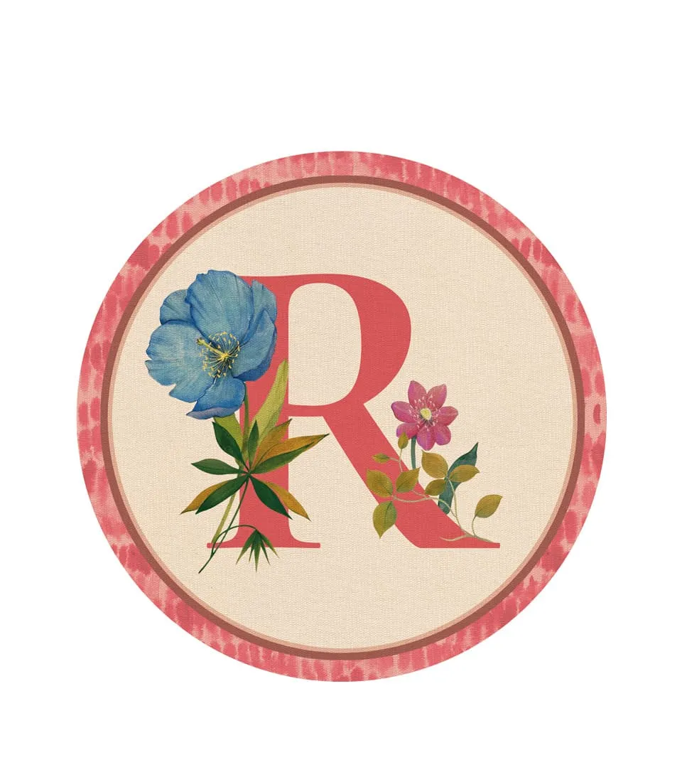 Tovaglietta rigida - monogramma R