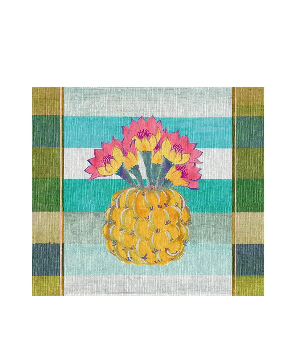 RIGID PLACEMAT 39x35 - CACTUS REBUTIA