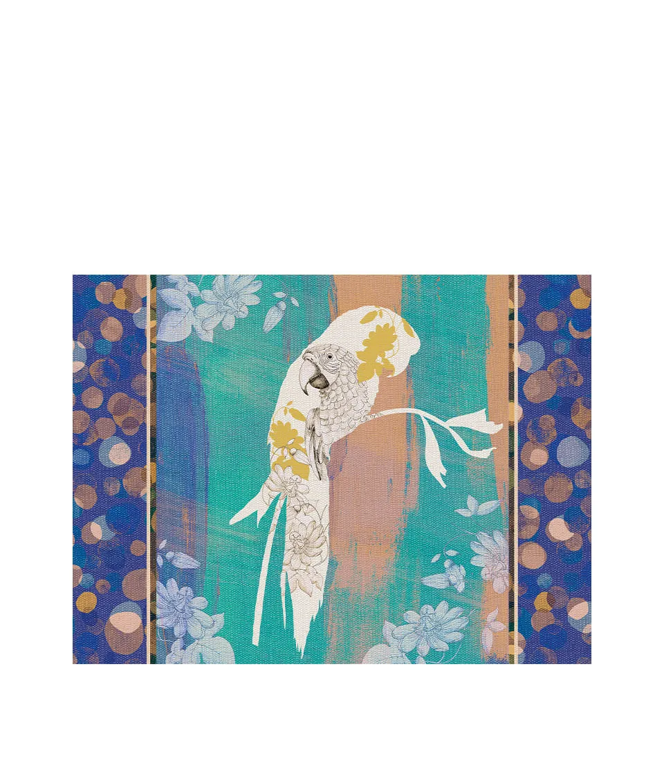 RIGID PLACEMAT 39x29,5 - PAPPAGALLO