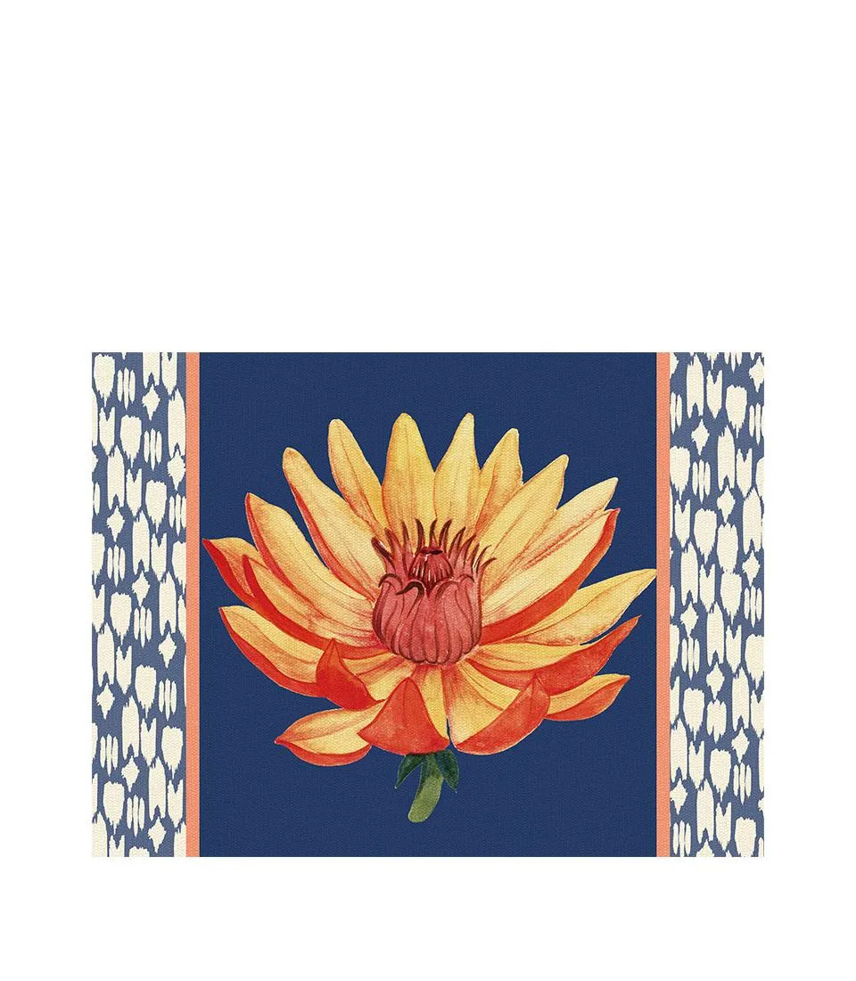 Tovaglietta rigida blu - Riflessi di loto