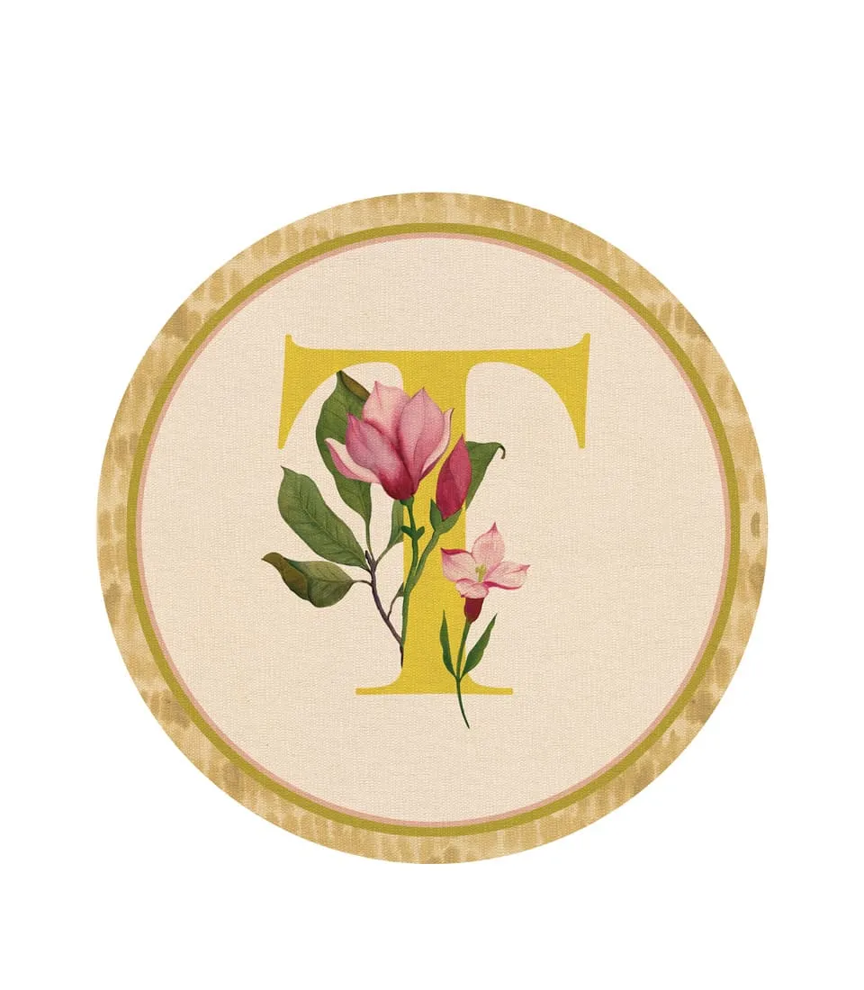 Tovaglietta rigida - monogramma T