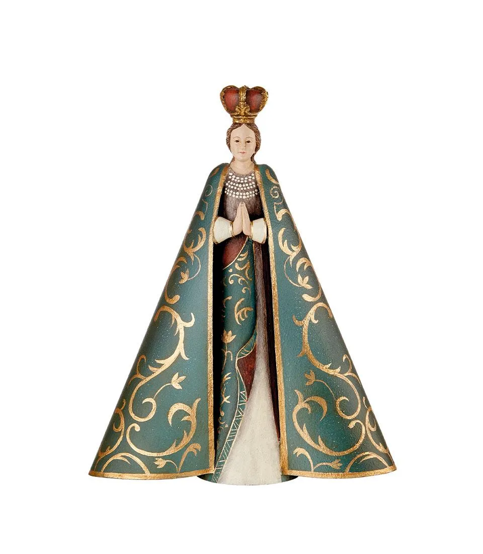 Virgin Mary with green cloak
