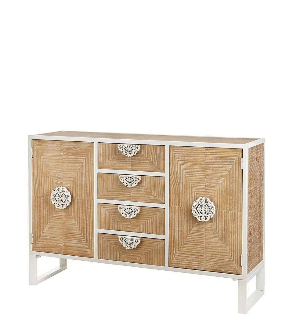 Cabinet with doors and drawers