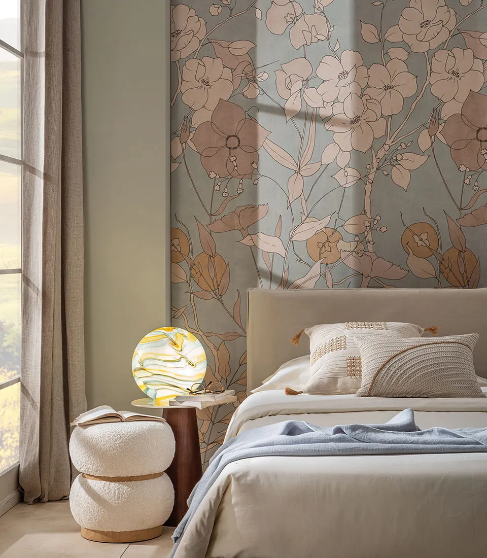 Wallpaper 3.18x3m - Casale fiorito