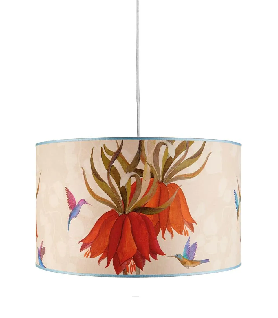 Cylindrical Pendant Shade - Colibrì