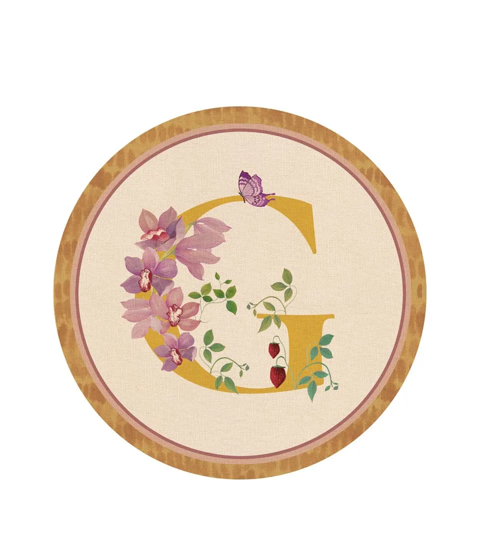 Tovaglietta rigida - monogramma G
