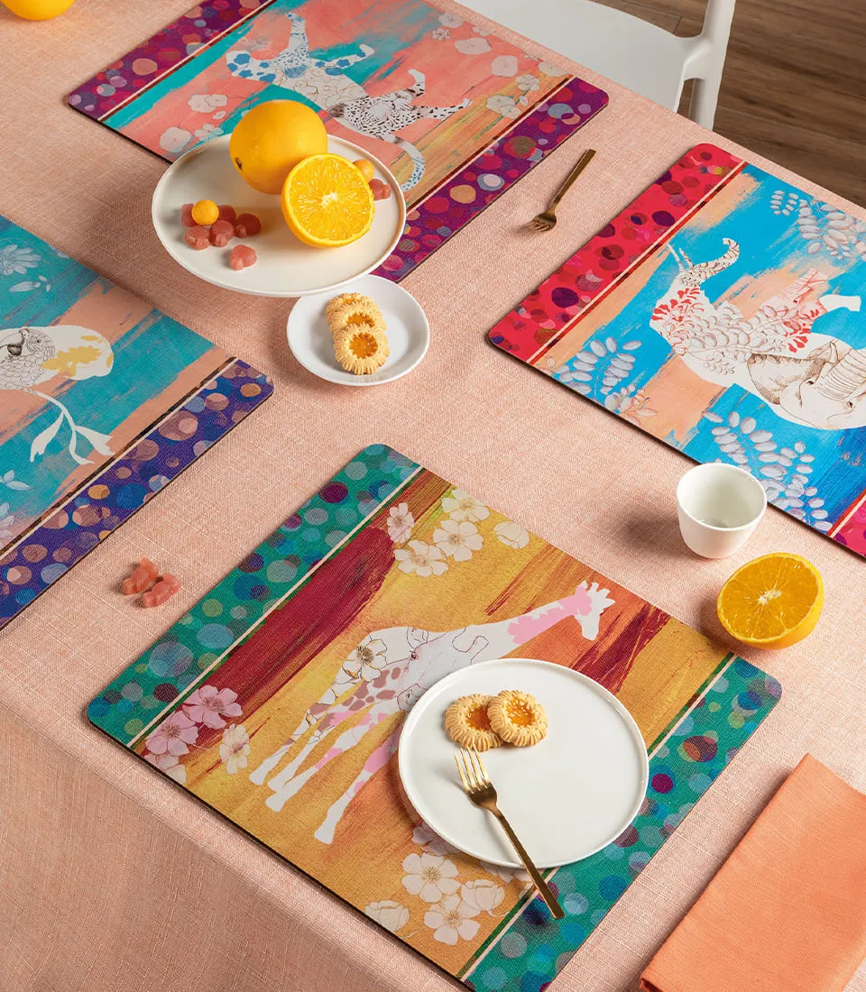 RIGID PLACEMAT 39x35 - LEOPARDO