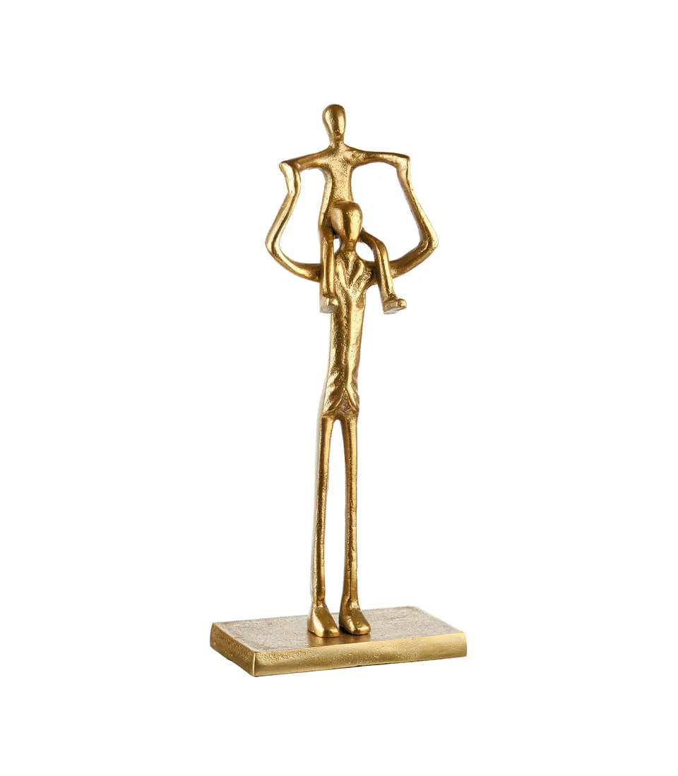 Scultura padre e figlio